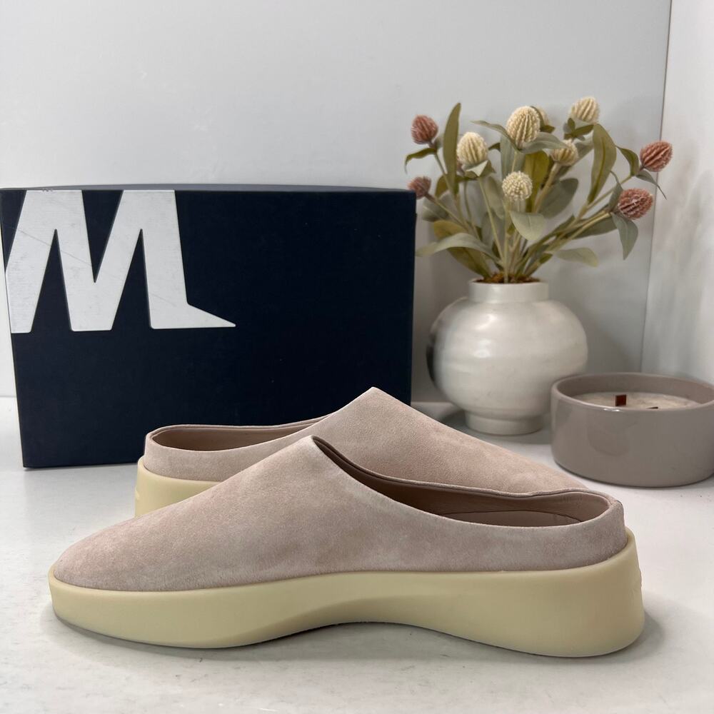 Wolf & Shepherd Shoes Cruise Mule Fair Slip On Gray/Vanilla Men 7.5/Women 9 NWB - Picture 6 of 10